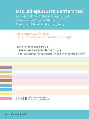 cover image of Das unkaputtbare Patriarchat?